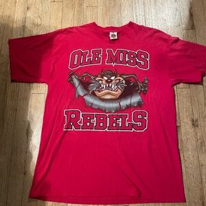 Red Ole Miss Rebels Graphic T-Shirt